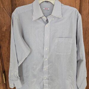Izod Mens Casual Button Down Shirt Sz 16.5, 32/33